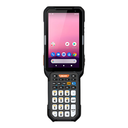 Терминал сбора данных PointMobile PM451, 33 клавиши (Android 11, цифровая клавиатура,  2D дальнего действия - EX30, Bluetooth, Wi-Fi, NFC, без GPS, LTE)